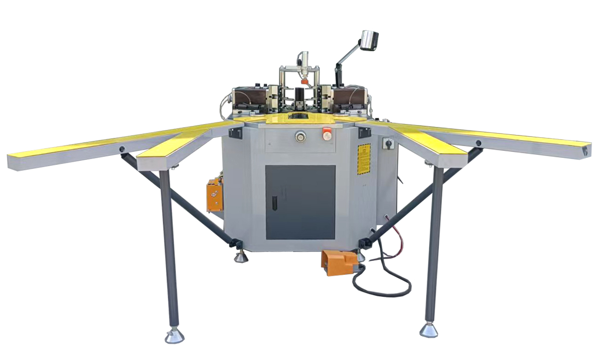 铝门窗重型同步组角机
